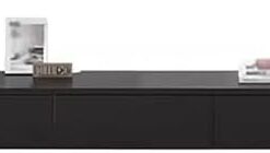 Générique Meuble TV Flottant, unité TV Flottante, unité TV Flottante, Grand Banc de Rangement TV pour Salon, Bureau, étagères flottantes avec Deux tiroirs (140x24x20cm)