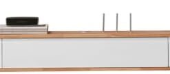 Meuble TV flottant pour chambre à coucher, meuble TV mural à 3 tiroirs, console multimédia TV avec trous pour câbles, meuble TV flottant, grand banc de rangement pour TV, convient aux salons