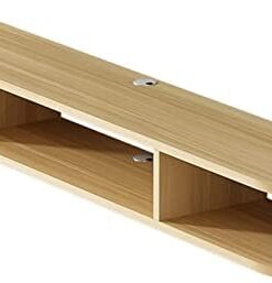 Générique Meuble TV Mural, Support TV Flottant, étagère TV Flottante, étagère de Rangement multimédia TV Murale, étagère décodeur pour Salon chambre/100 cm/B