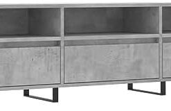 Générique Meuble TV avec Rangement pour Salon 150 cm (Gris béton)