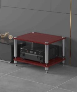 Support multimédia AV, étagère audio, tour audio, meuble TV d'angle pour centre de divertissement, étagères audiovisuelles, meuble de rangement pour console de tourne-disque, étagères de jeu