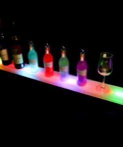 Présentoir à Bouteilles à LED pour Bar à Domicile, étagère à vin éclairée par LED, avec télécommande, présentoir à vin Lumineux en Acrylique, présentoir à vin pour Restaurant, Affichage à GR