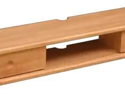Meuble TV suspendu, support TV flottant, meuble TV mural avec portes coulissantes à gauche et à droite, console multimédia de divertissement, banc de rangement TV de 63 pouces pour salon, ét