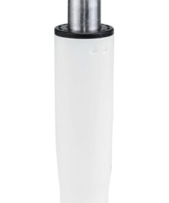 hjh OFFICE 723-08 Vérin à Gas S 25-32cm Métal Blanc, Ressort à Pression de Gaz pour Chaise de Bureau, Charge maximale 180 kg
