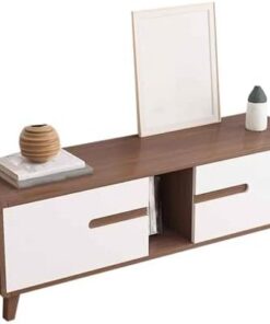 Générique Meuble TV avec Rangement, Console multimédia pour Salon ou Chambre (Marron, 120 cm)