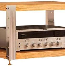 Meuble stéréo, Support multimédia Audio-vidéo, Support multimédia Audio-vidéo Moderne avec étagères réglables, pour composant stéréo de Divertissement, pour réunion, Salon, Salle d'enregistr