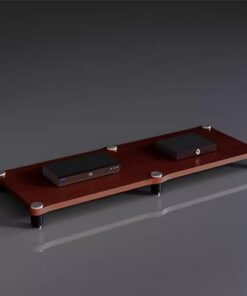 Composant de Support d'armoire multimédia AV - Supports et étagères stéréo à Plusieurs étages avec Absorption des Chocs - Étagères Audio et vidéo domestiques pour amplificateurs, Haut-parleu