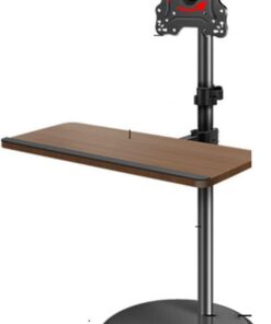Support TV Mobile sur roulettes pour vidéo en Direct, 200 x 200 mm, capacité de Charge 30 kg.