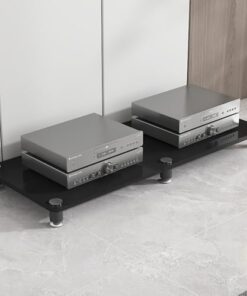 Meuble TV multimédia 47 pouces avec rangement 1 2 3 4 couches, meuble de divertissement pour salon, supports audio, tour/composants stéréo, étagère pour console de jeux vidéo de cinéma maiso