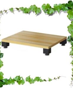 Support multimédia Audio vidéo Étagères de Rangement multimédia à 1/2/3 Niveaux Support multimédia AV Support Audio Armoire de Rangement pour Composants stéréo Support HiFi en Bois Massif (n