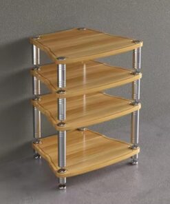 Support de Composants Audio Robuste, Support multimédia, Support multimédia Audio/vidéo, 1 2 3 4 Couches d'affichage, récepteur stéréo pour Tourne-Disque, Support de Composants stéréo pour X