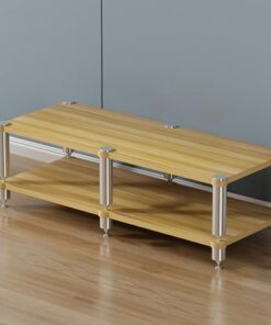 Générique Support stéréo, Meuble de Rangement multimédia, étagère d'angle pour Support multimédia AV à 2/3/4 Niveaux, Tour de Support Audio, Support de Lecteur Audio Mobile, Rangement pour Composants