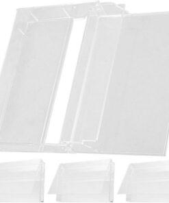 Lot de 4 Petites Boîtes à Cassettes en Plastique PP pour Protection Claire de Cassettes Audio, pour Collectionneurs et Projets DIY