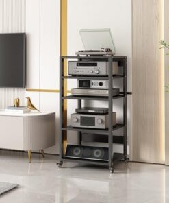 Support multimédia multicouche, support multimédia, support multimédia, armoire à composants audio/vidéo, support d'angle mobile pour lecteur de disques, centre de divertissement pour cinéma