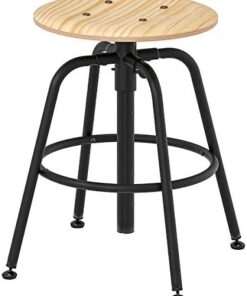 KULLABERG Tabouret 36 x 36 cm durable et facile d'entretien Tabourets tabourets et bancs chaises Meubles respectueux de l'environnement 36x36 cm Pin, noir.