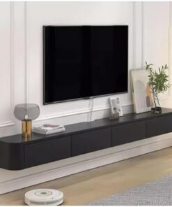 Meuble TV Flottant, Meuble TV Flottant, Meuble TV Flottant, Grand Banc de Rangement TV pour Salon, Meuble de Rangement sous Le téléviseur (140x24x20cm)