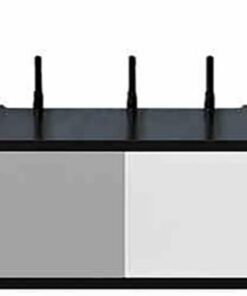 Meuble TV flottant à fixation murale avec trou pour câble – Moderne sous meuble TV avec tiroir pour la maison, le bureau, le salon, la chambre à coucher – Étagère de rangement pour écrans plats