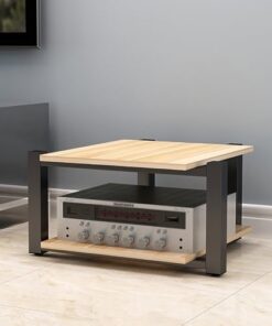 Support multimédia AV, étagère audiovisuelle, meuble stéréo, tour de rack audio, meuble de console pour tourne-disque, étagères de jeu, meuble de console multimédia, meuble TV d'angle, petit
