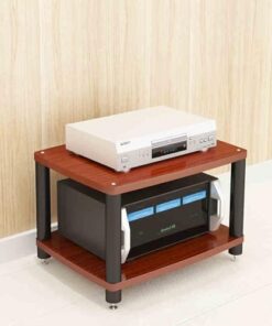 Meuble Tour Audio multimédia, Support Audio stéréo, Tour de Support pour Tourne-Disque Moderne du Milieu du siècle, Rangement pour Le Divertissement, composant stéréo pour Le Salon, Les Jeux