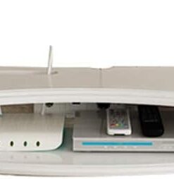 Meuble TV flottant, console multimédia murale, console de divertissement multimédia flottante, peut stocker des routeurs, des lecteurs multimédias, etc., adapté pour petit appartement/A/130 × 24,4 ×