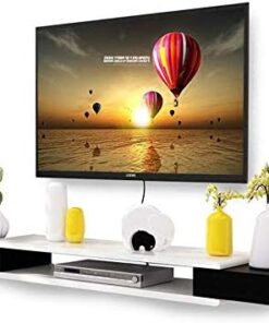 Générique Meuble TV Meuble TV Meubles muraux pour Salon Meuble TV Décodeur Support Salon TV Fond Mur Suspendu Support Flottant/B/90Cm/a/90Cm