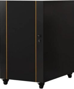 Meuble Hi Fi Mobile, Meuble Audio Vidéo En Bois, Rack Audio Avec Étagères Réglables En Hauteur, Meuble Stéréo Avec Gestion Des Câbles, Support TV for Chaîne Stéréo De Divertissement(Nero,3-t