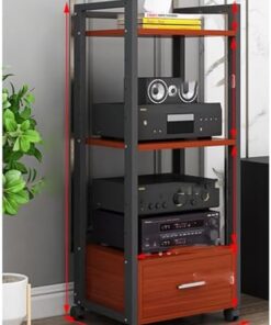 Support d'imprimante avec tiroir et roulettes pour Composants multimédias Audio et vidéo