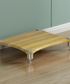 Support de haut-parleur à 2 niveaux pour récepteur AV, support pour composants audio, console de jeux vidéo, étagère, support Hifi, meuble pour composants audio pour réunion, salon, salle d'