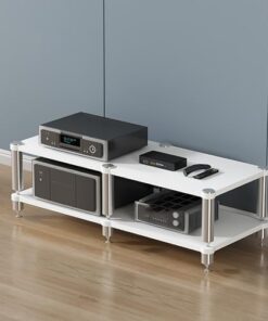 Générique Étagère de Jeu, Support multimédia, Support Audio, Support de Stockage multimédia Portable, Tour de Support Audio Parfaite, étagère de projecteur, Support multimédia AV Design, Parfait pour