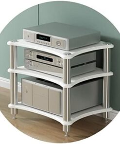 Étagère AV HiFi Rack - Meuble TV pour amplificateurs et Enceintes - Solution de Rangement Durable pour l'équipement Audio Domestique