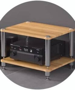 Support HiFi avec Pieds amortisseurs pour Composants Audio et vidéo - Support HiFi 2/3/4 Niveaux, Support pour Tourne-Disque et Meuble