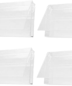 OUNONA Boîte de Rangement pour Cassettes Audio 4 Pièces en PP | Protection Claire et Ajustée, Lot de 4, pour Audio Tape, Usage DIY et Loisirs Créatifs