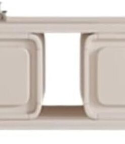 Étagère TV Murale Meuble TV rétractable Blanc, 4 pièces, Meuble à tiroirs, Simple et Moderne, for Salon, Maison