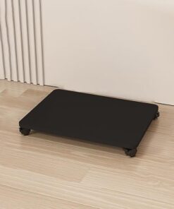 Étagère AV pour DVD, étagère audio, étagère de jeu, meuble d'affichage CD, étagère d'angle de divertissement, tour audio, support de lecteur de disque pour salon, salle d'enregistrement, noir
