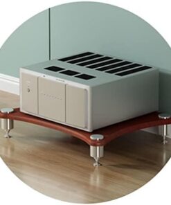 Support d'enceintes HiFi à 3 Niveaux pour Meuble TV et amplificateur - Meuble d'équipement audiovisuel