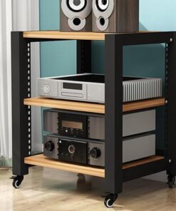 Support de Lecteur, Support d'imprimante, Support multimédia 2/3/4/5 Niveaux, étagère Audio HiFi, étagère DVD, Armoire stéréo, étagère vidéo AV, armoires de Rangement de Jeux avec étagères r