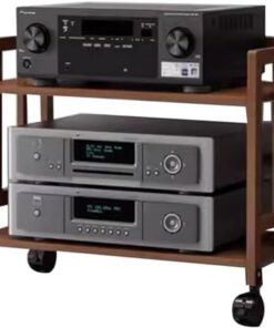Armoire de composants audio vidéo mobile à 2/3/4/5 niveaux, support audio, étagères d'angle pour centre de divertissement, étagères flottantes, supports et supports Hifi pour le salon, les j