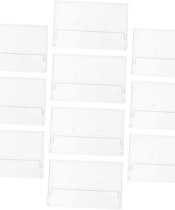 Ciieeo 10pièces Étuis de Rangement pour Cassettes Audio Plastique Transparent Boîtes de Stockage pour Cassettes Standard Protection Humidité pour Maison Bureau