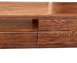 Générique Meuble TV Blanc avec tiroirs de Rangement, Console TV en Bois, étagère TV Flottante pour Salon, Table TV de Centre de Divertissement, Meuble TV Mural Long, Couleur : B, Taille : 120x45x35c