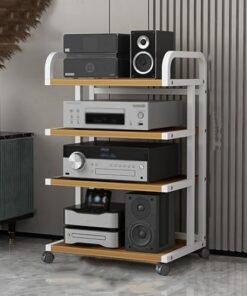 Meuble stéréo Supports et supports stéréo Meuble audio Support stéréo Étagère audio-vidéo Support audio Support multimédia AV Meuble pour lecteur de disques Meuble pour console Support audio