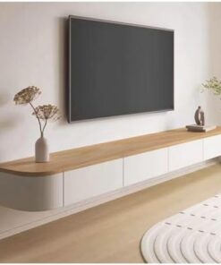 Générique (FR:Meuble TV Flottant pour Salon, Meuble TV de Luxe léger, Large Plan de Travail, Espace de Rangement suffisant, Taille maximale pour Une Utilisation avec Un téléviseur de 98 Pouces (160