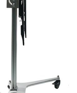 Meuble TV Mobile, Meuble TV sur roulettes, Meuble TV sur Pied avec Support pour téléviseurs à Hauteur réglable