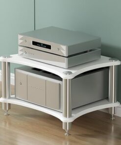 Étagère AV, Meuble stéréo, Support multimédia, Support Audio, Meuble de Jeu, étagère Audio-vidéo, Organisateur de Console de Jeu, Support AV, étagères Tour, Rangement, Enregistrement et lect