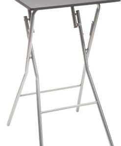 Five - Table de Bar Pliante Grise 60 x 60 cm
