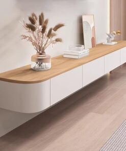 Générique Meuble TV Flottant, Meuble TV Moderne avec tiroirs, unités murales TV pour Salon, unité TV Flottante, unité Murale multimédia, étagère TV Murale, Console TV en Bois pour Salon et Chambre