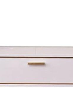 Meuble TV flottant mural de 120 centimètres Meuble tv suspendu console multimédia murale avec 2 tiroirs support audio/vidéo mural console TV flottante adaptée au salon et à la chambre.(White,180x24x18