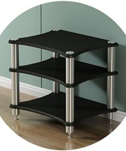 Étagère AV HiFi Rack - Meuble TV pour amplificateurs et Enceintes - Solution de Rangement Durable pour l'équipement Audio Domestique