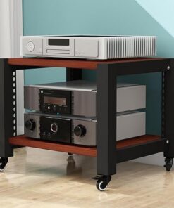 Support de Lecteur, Support d'imprimante, Support multimédia 2/3/4/5 Niveaux, étagère Audio HiFi, étagère DVD, Armoire stéréo, étagère vidéo AV, armoires de Rangement de Jeux avec étagères r