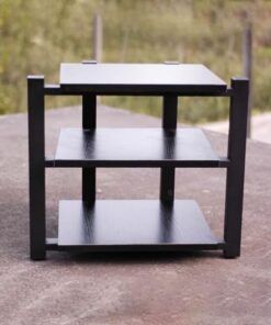 Étagère de Jeu, Meuble Audio sur Pied, Meuble stéréo, Support multimédia vidéo, Support Audio, présentoir pour Haut-parleurs, Tour Audio d'angle pour Jeux, réunion, Salon, Salle d'enregistre