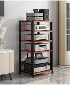 Support multimédia à 4/5/6/7 Niveaux, Support stéréo pour Composants, équipement de Tour vidéo de Cuisine pour cinéma à Domicile, unité de Stockage pour récepteur de Tourne-Disque, étagère c